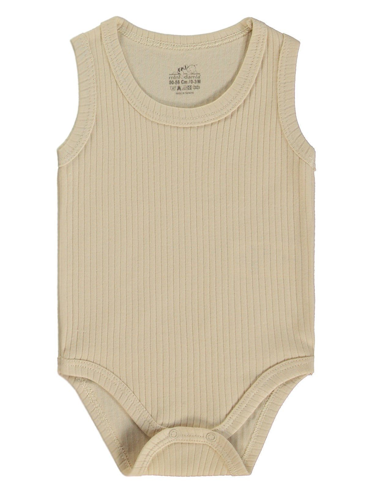 Minidamla Askılı Basic 3'lü set 1-18 Ay Çıtçıtlı Badi - Mavi