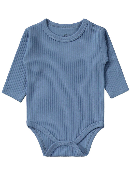 Minidamla Uzun Kol Basic 3'lü set 1-18 Ay Çıtçıtlı Badi - Sarı