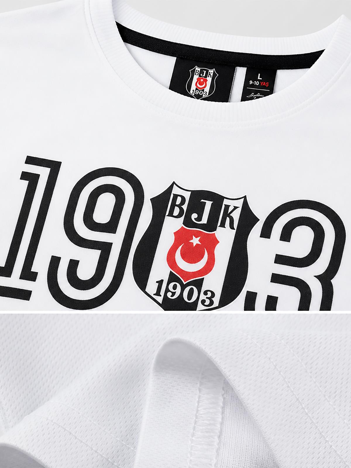 Beşiktaş 1903 Klasik Çocuk 3-9 Yaş Takım - Beyaz