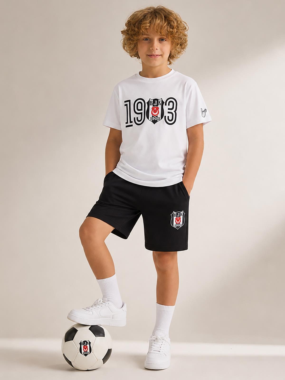 Beşiktaş 1903 Klasik Çocuk 3-9 Yaş Takım - Beyaz