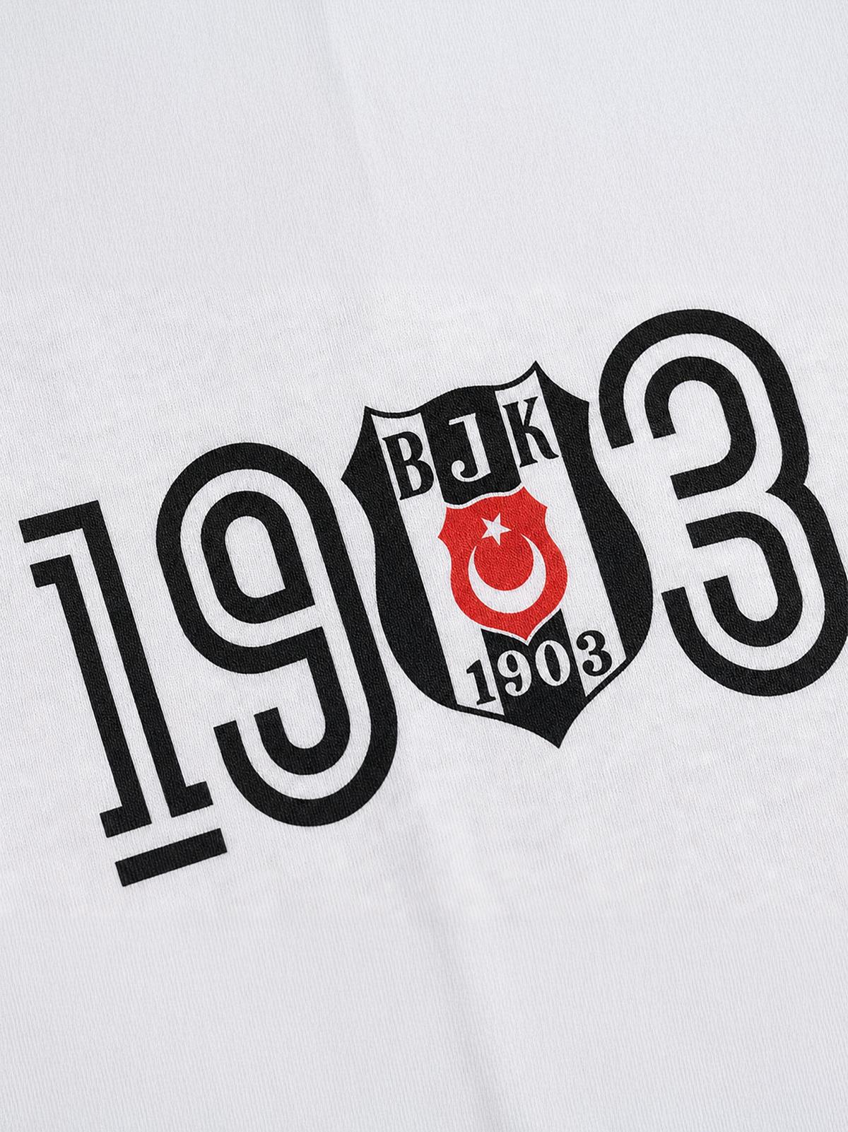 Beşiktaş 1903 Klasik Büyük Çocuk 10-13 Yaş Takım - Beyaz