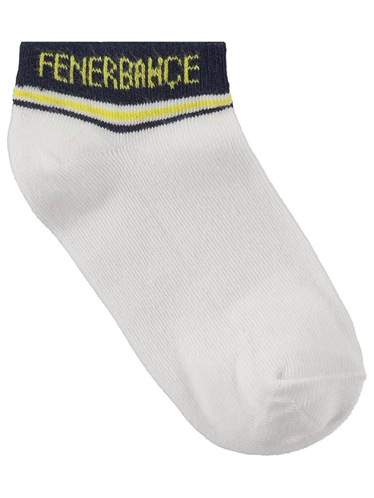 Fenerbahçe Patik | Süprem | Okul Kreş ve Günlük Kullanım - Beyaz
