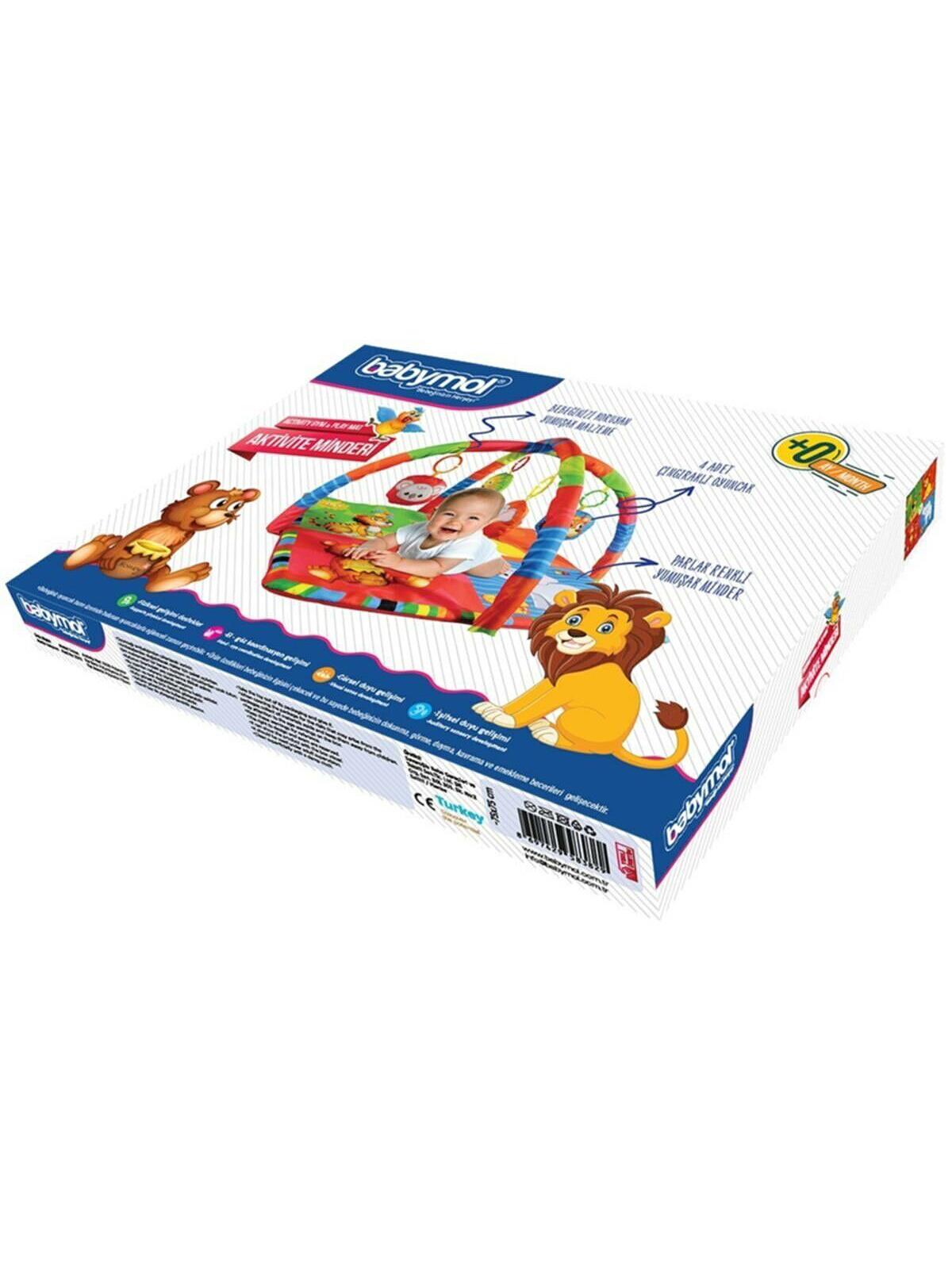 Babymol Oyuncaklı Oyun Minderi - Beyaz
