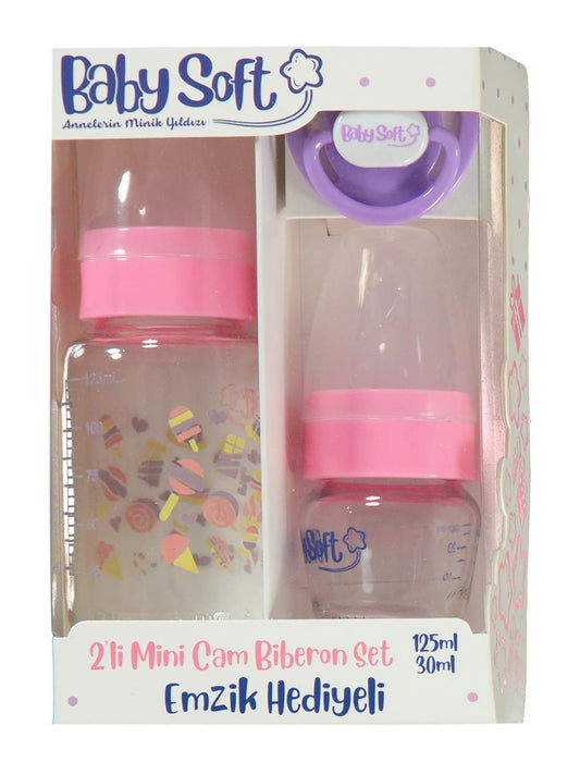 Baby Soft 2'li Mini Cam Biberon Set-pembe - Pembe