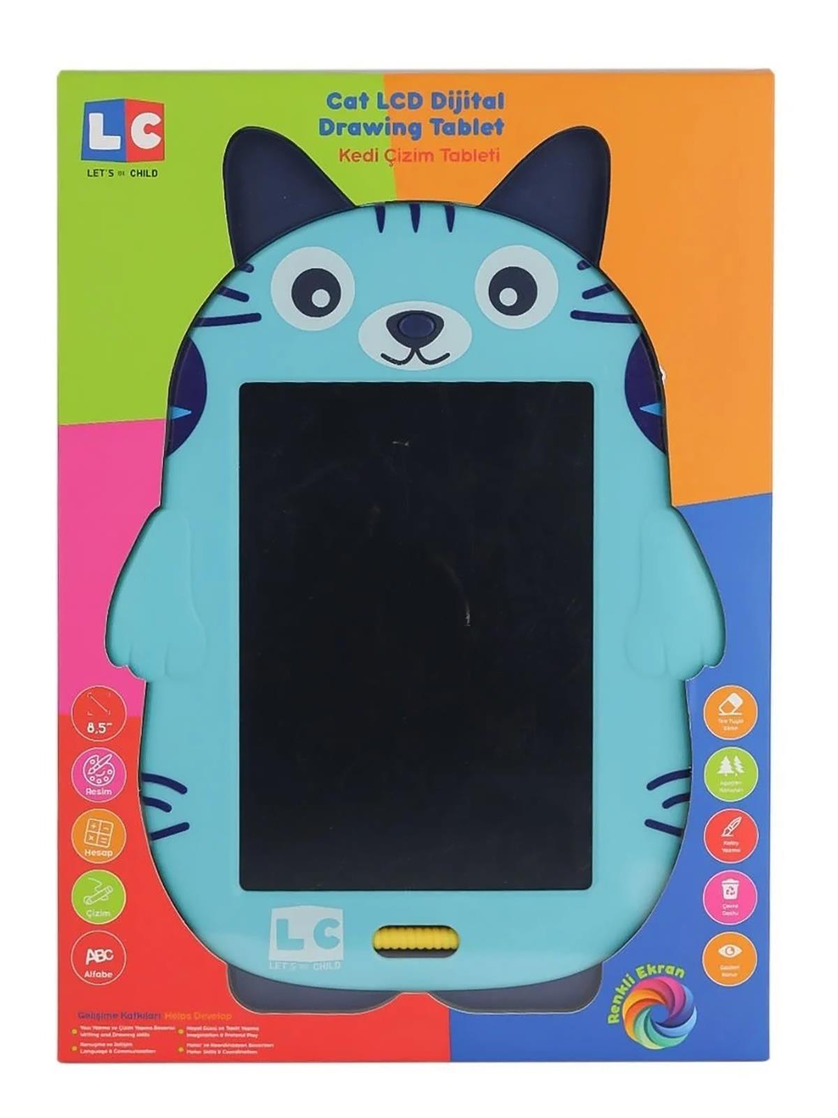 Let's be child Kedi Çizim Tableti 8,5 İnç