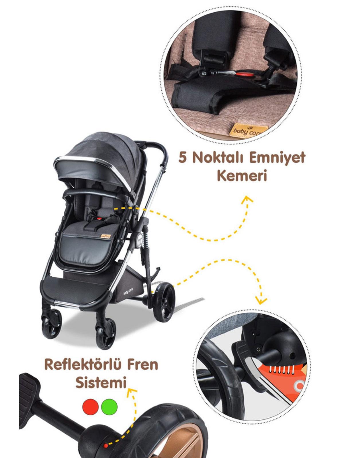 Babycare Colarado Chrome Travel Puset - Siyah