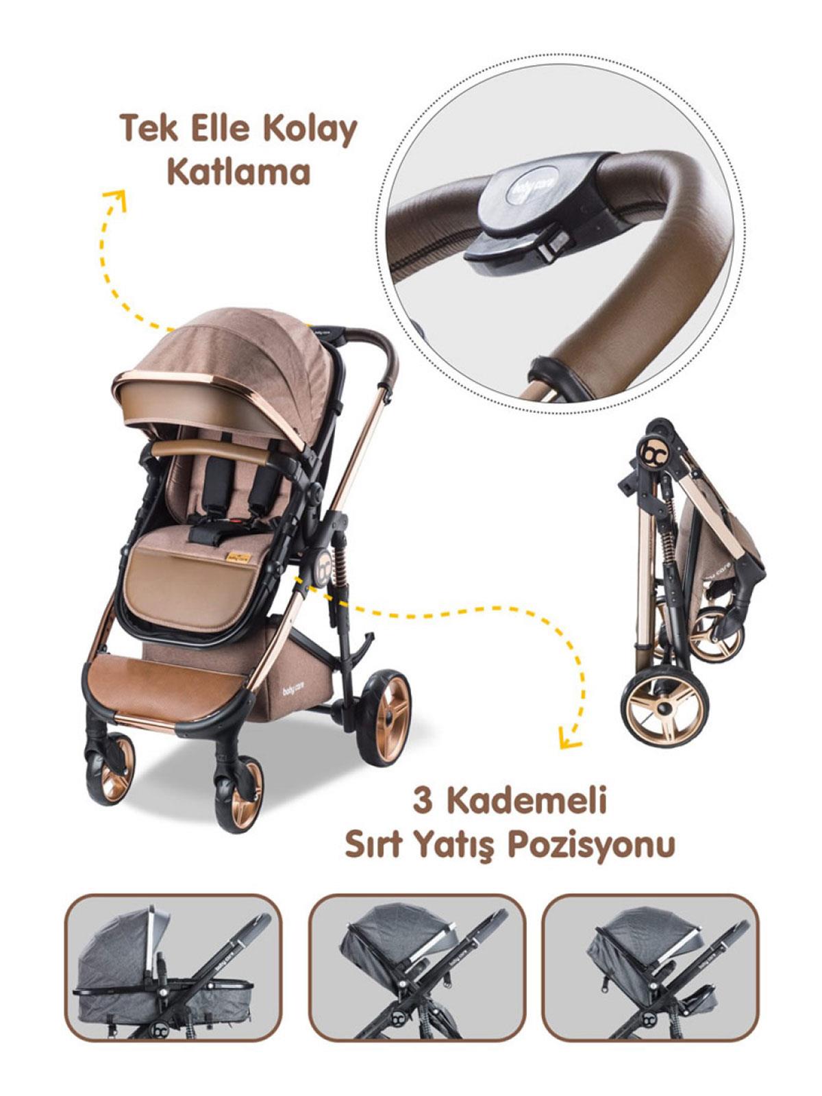 Babycare Colarado Chrome Travel Puset - Kahve