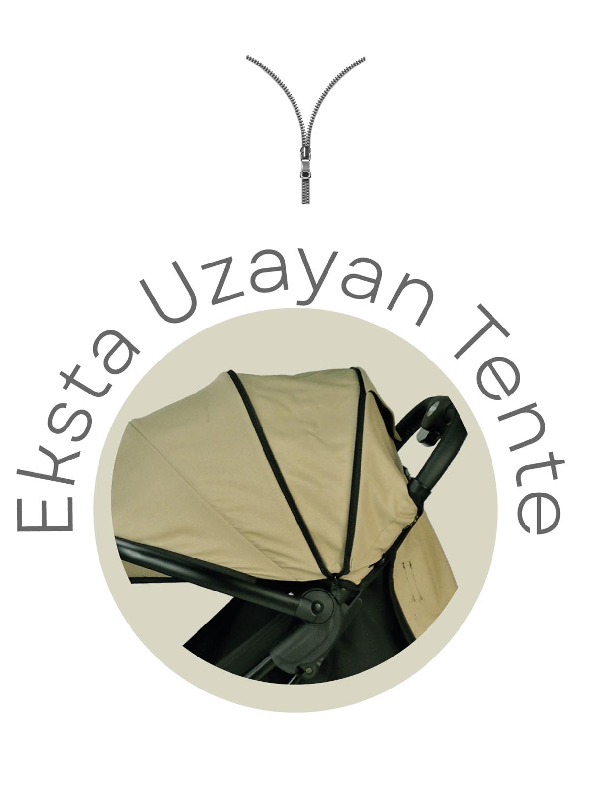 BabyCare Tripper Kabin Boy Bebek Arabası - Kahverengi