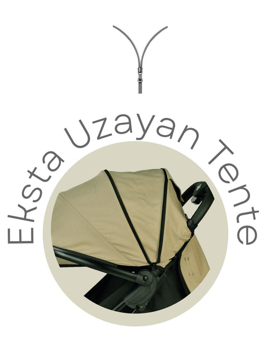 BabyCare Tripper Kabin Boy Bebek Arabası - Kahverengi