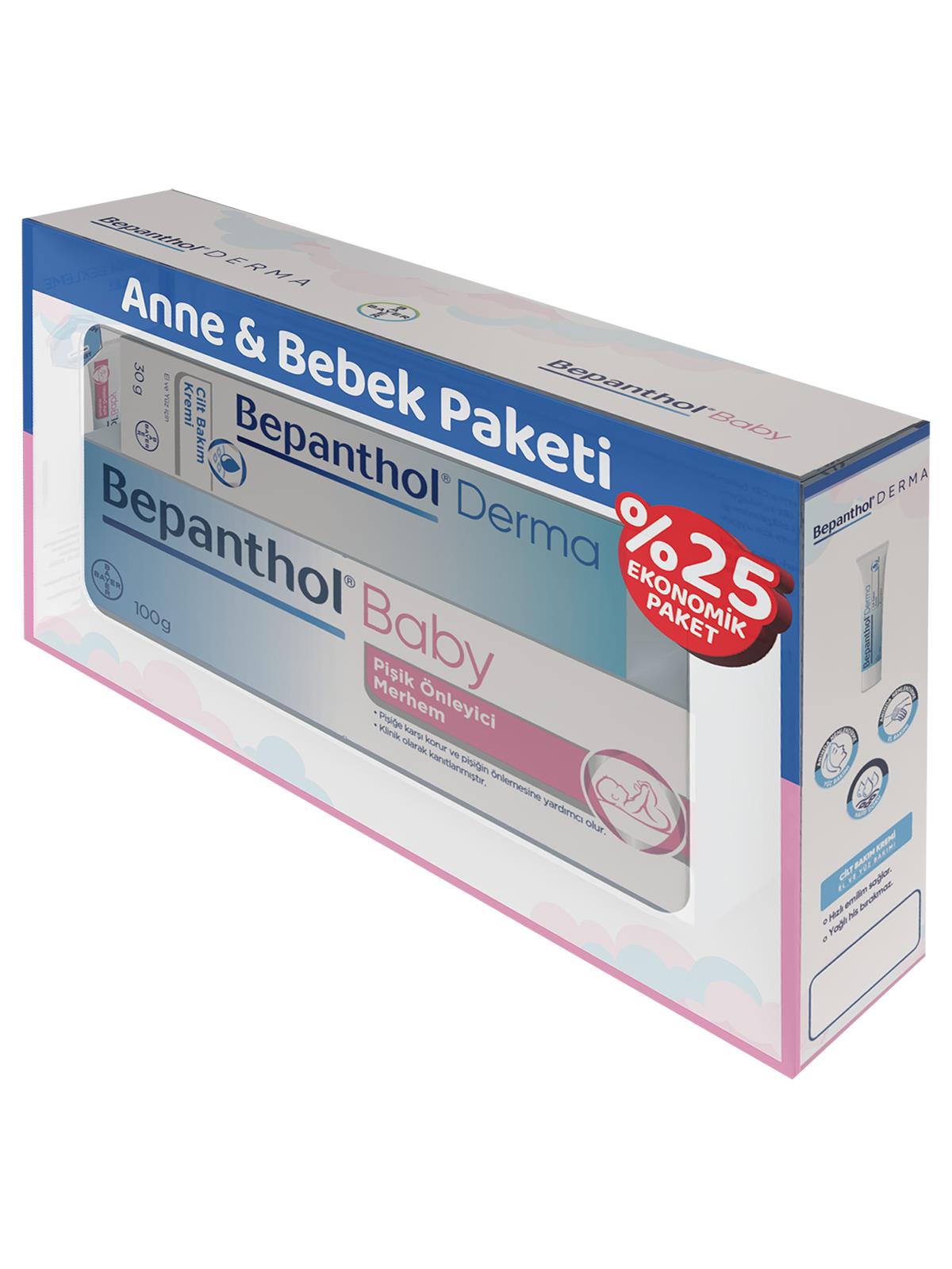 Bepanthol Baby Pişik Kremi 100 gr+Cilt Bakım Kremi 30gr