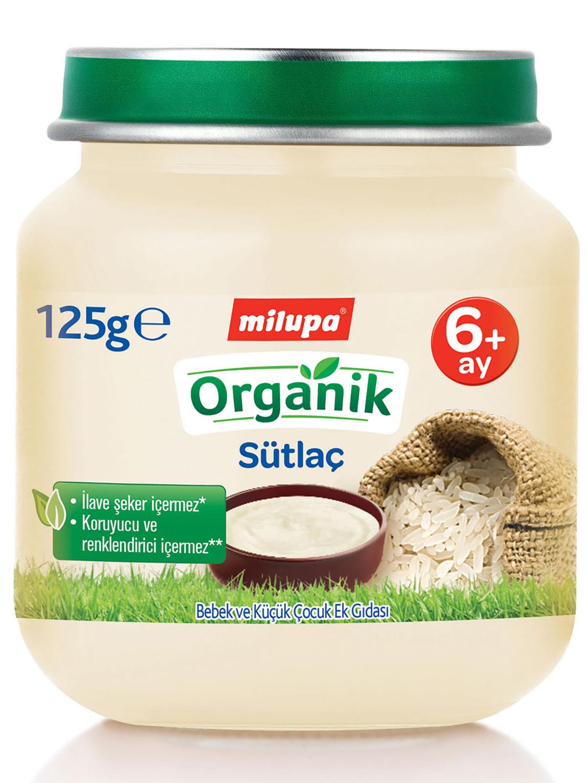 Aptamil Organik Sütlaç Kavanoz 125 g 6+ Ay