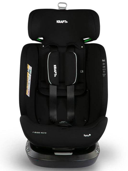 Kraft Spin I-Size Oto Koltuğu 0-36 Kg - Kırmızı