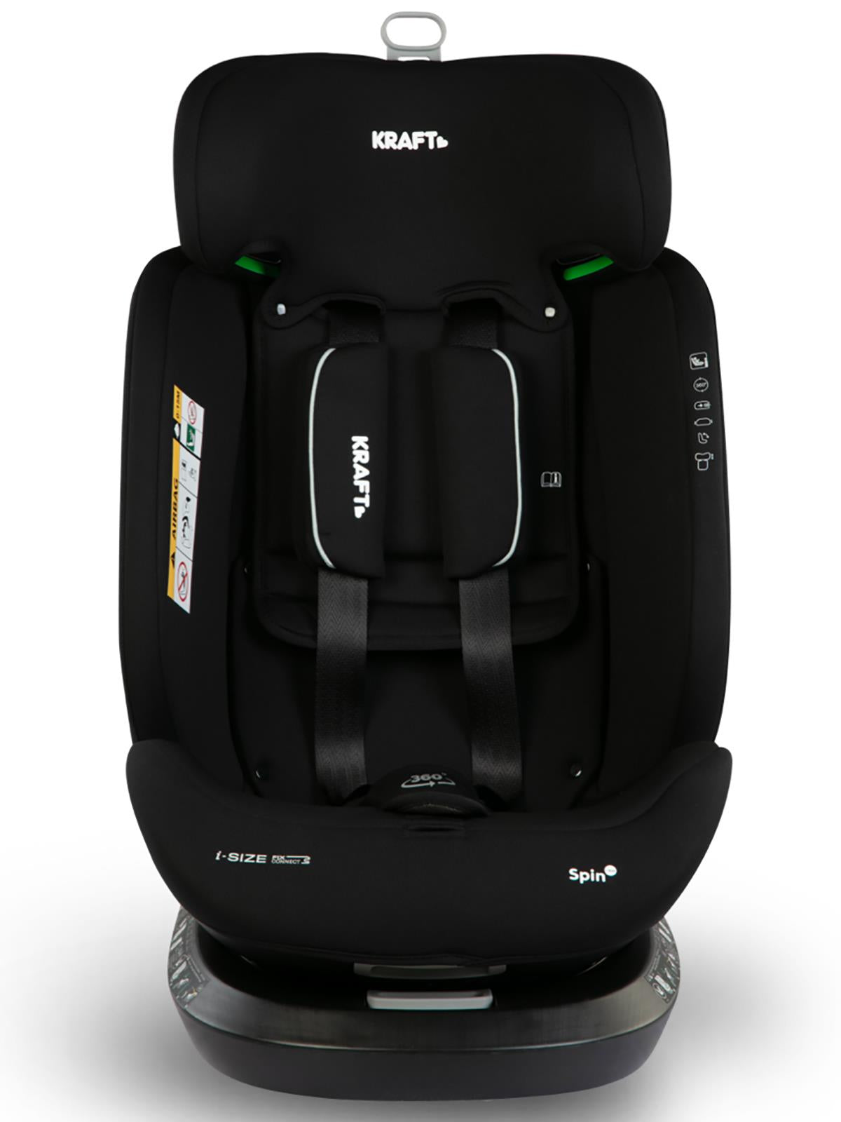 Kraft Spin I-Size Oto Koltuğu 0-36 Kg - Yeşil