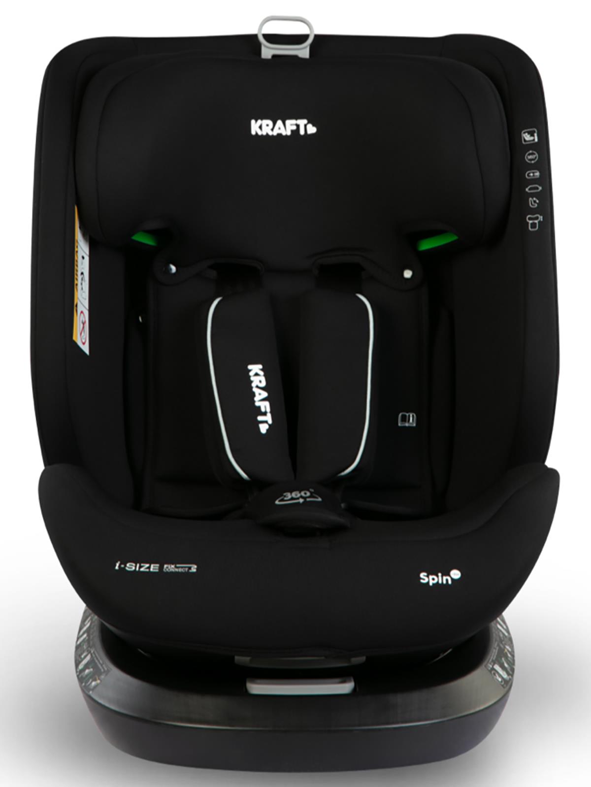 Kraft Spin I-Size Oto Koltuğu 0-36 Kg - Yeşil