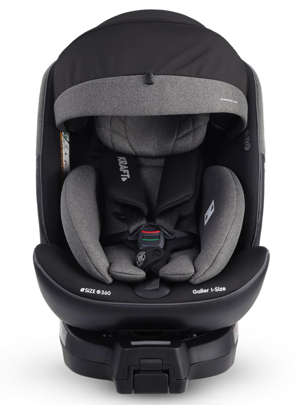 Kraft Galler I-Size Oto Koltuğu 0-36 Kg (40-150 Cm) - Siyah