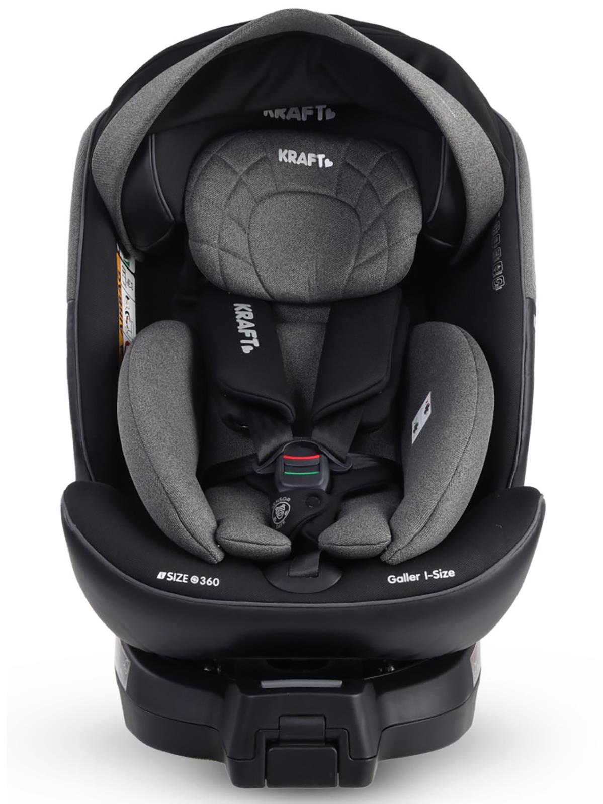 Kraft Galler I-Size Oto Koltuğu 0-36 Kg (40-150 Cm) - Siyah