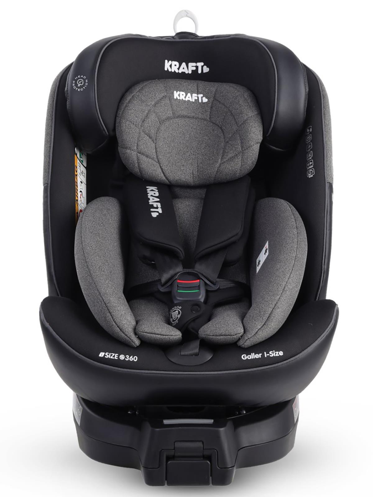 Kraft Galler I-Size Oto Koltuğu 0-36 Kg (40-150 Cm) - Siyah