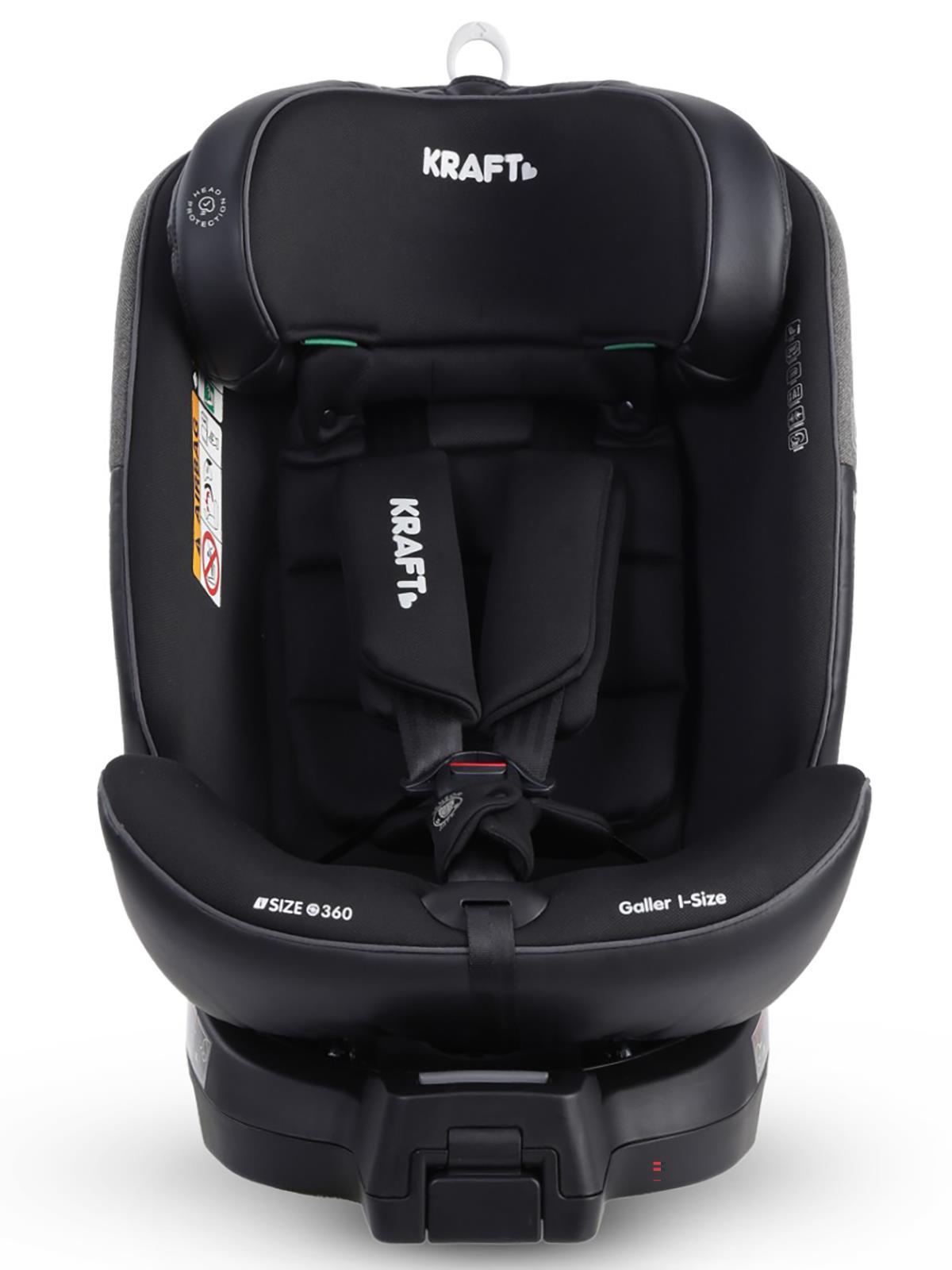 Kraft Galler I-Size Oto Koltuğu 0-36 Kg (40-150 Cm) - Siyah