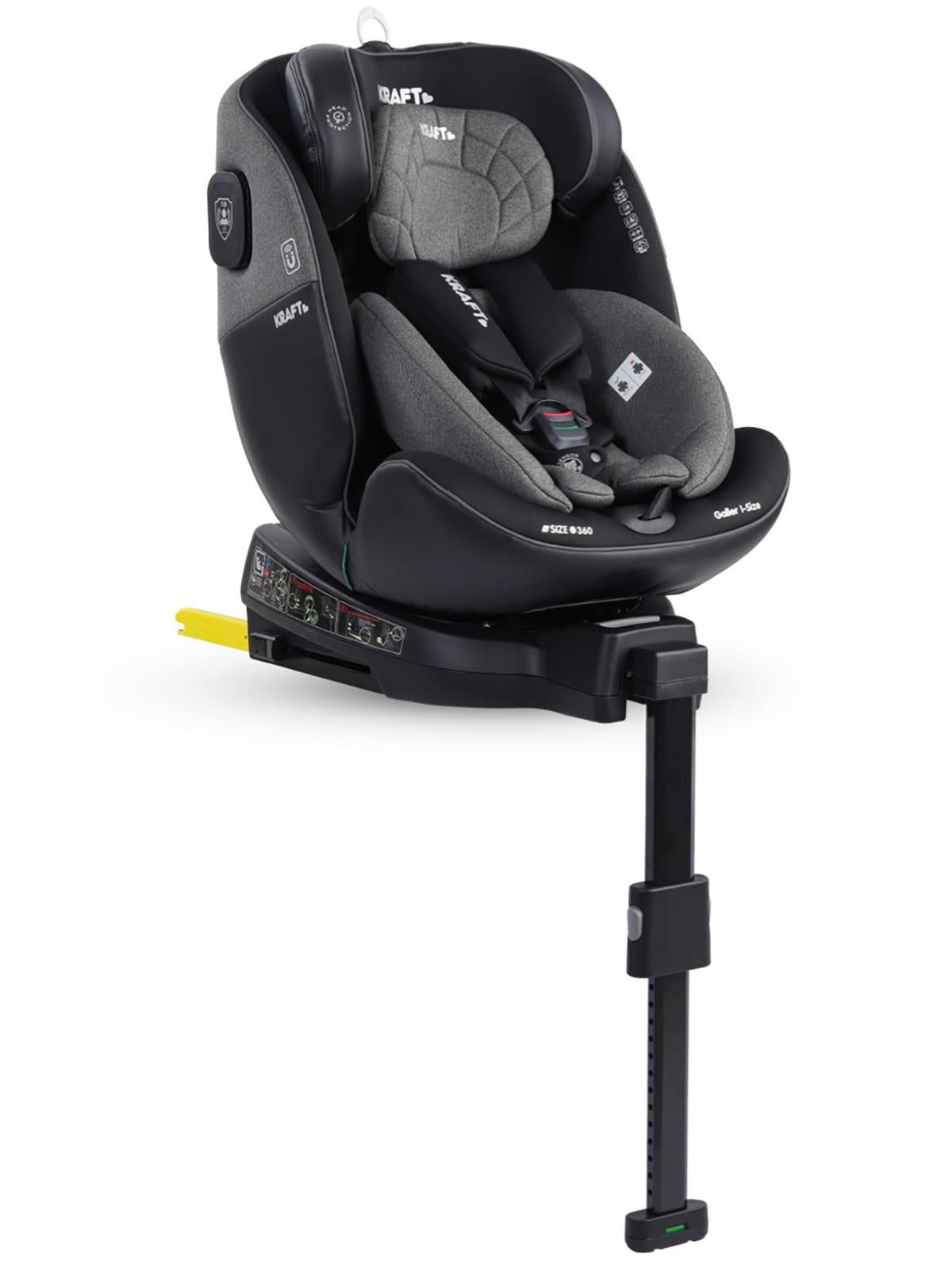 Kraft Galler I-Size Oto Koltuğu 0-36 Kg (40-150 Cm) - Siyah
