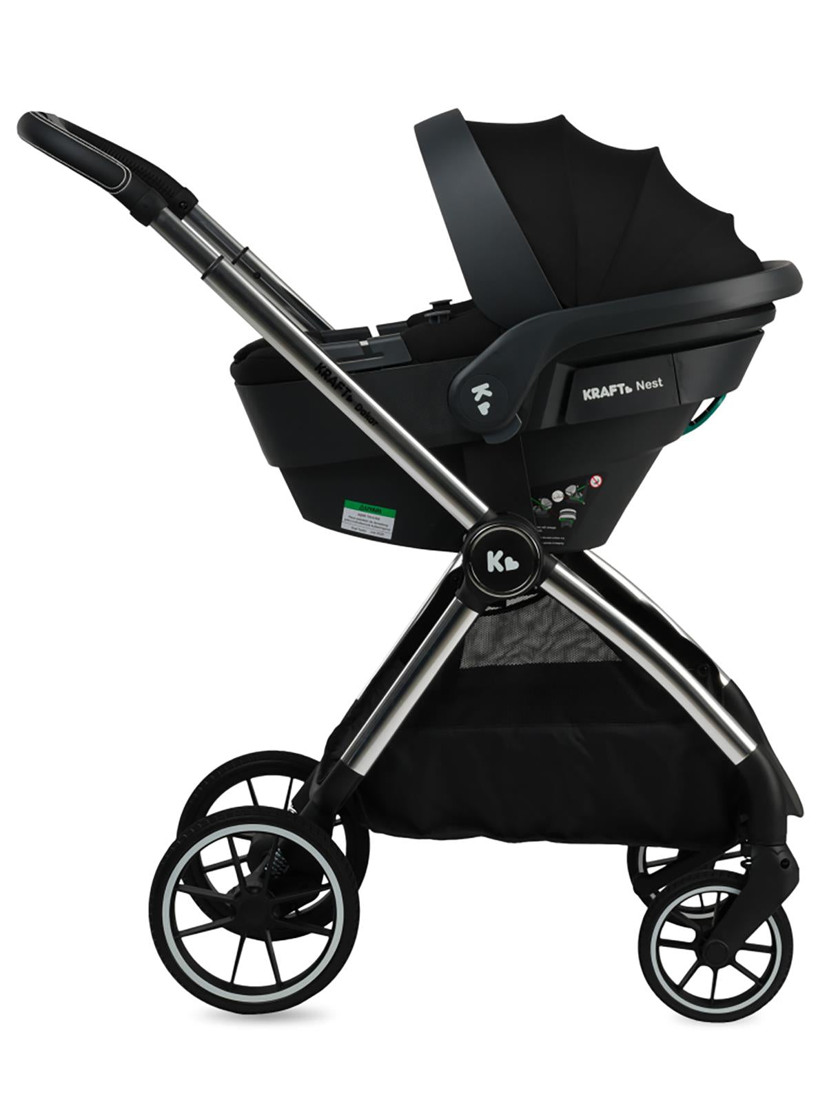Kraft Dakar Travel Sistem Bebek Arabası - Gri
