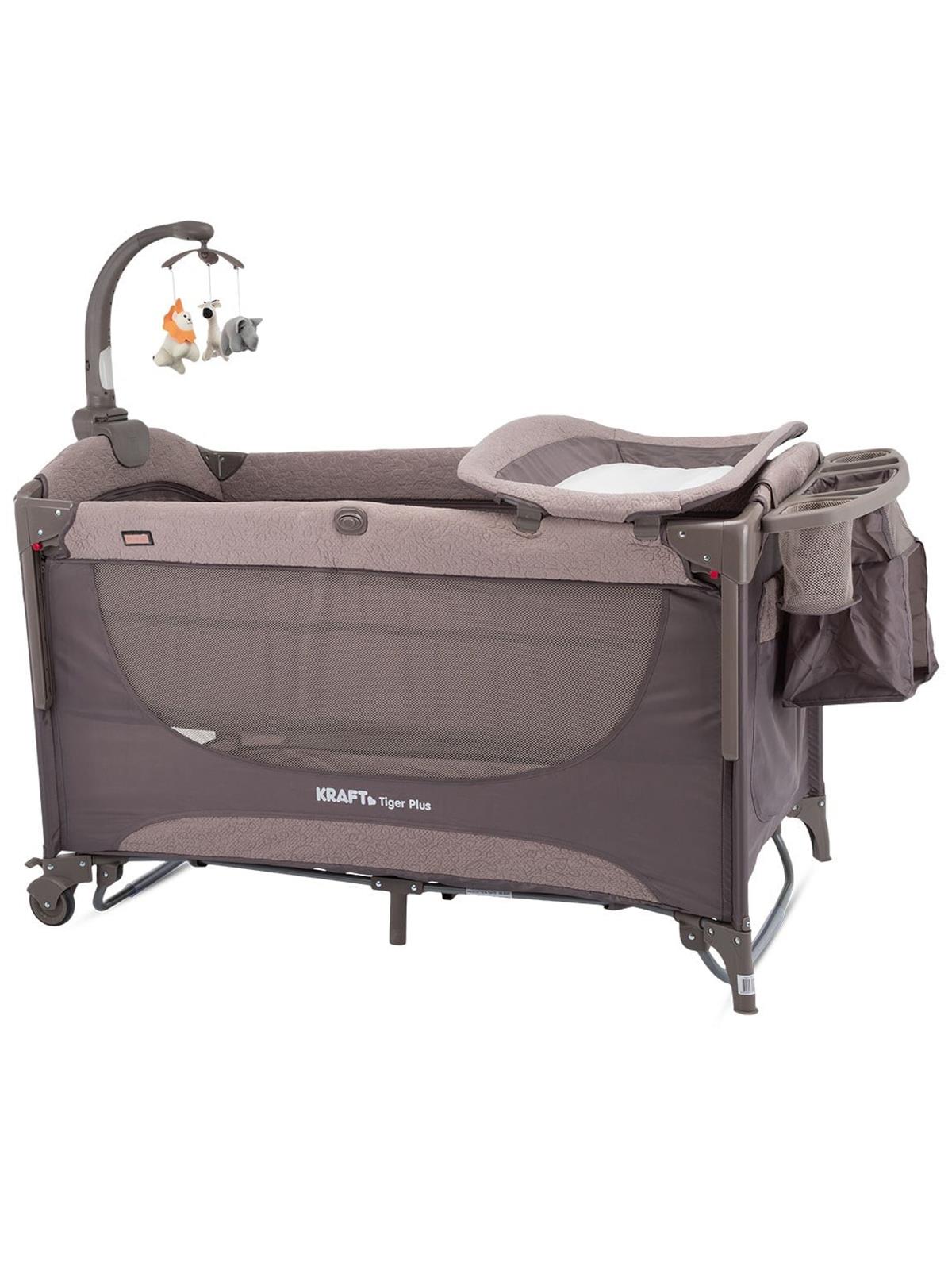 Kraft Tiger Plus Anne Yanı Oyun Parkı 70x120 cm - Bej