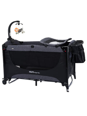 Kraft Tiger Plus Anne Yanı Oyun Parkı 70x120 cm - Siyah