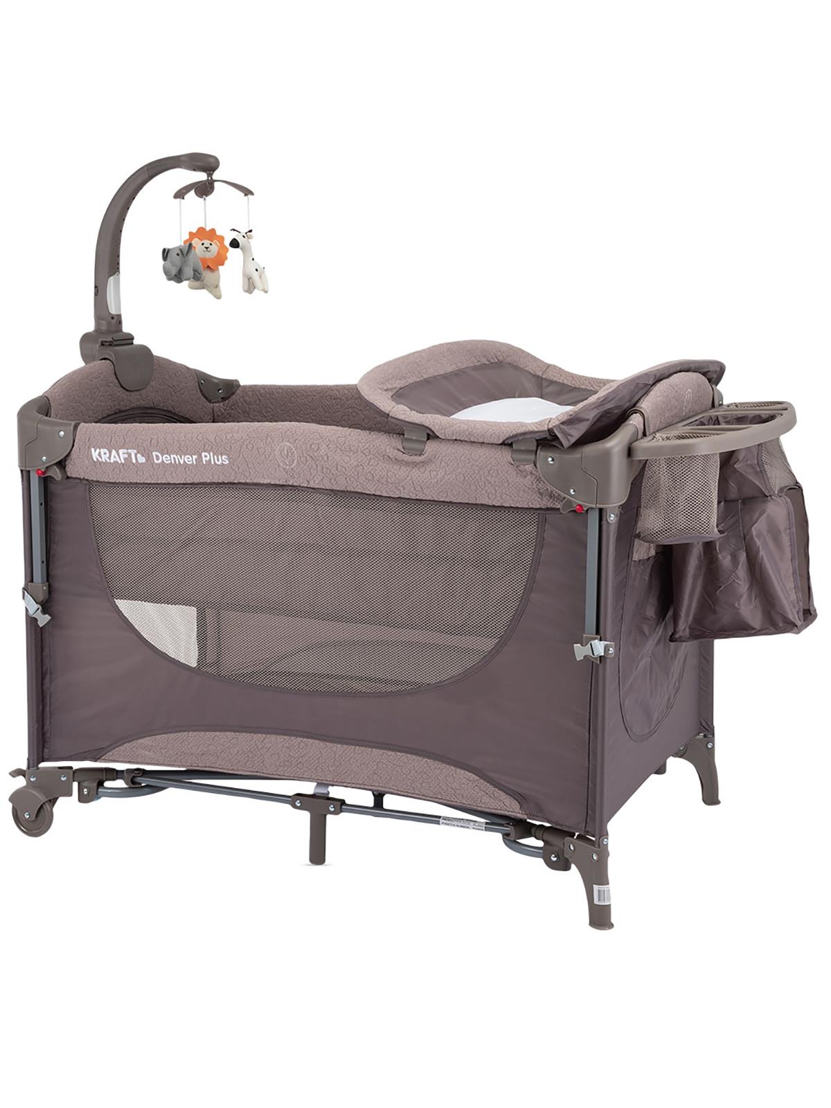 Kraft Denver Plus Anne Yanı Oyun Parkı 63x105 cm - Bej
