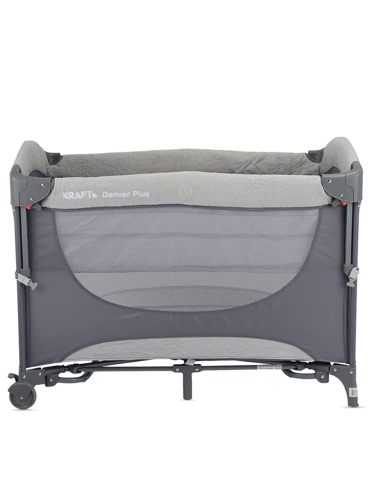 Kraft Denver Plus Anne Yanı Oyun Parkı 63x105 cm - Gri