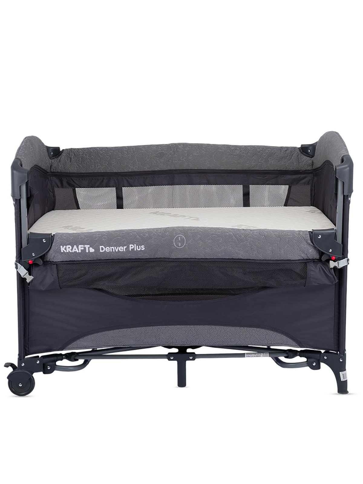 Kraft Denver Plus Anne Yanı Oyun Parkı 63x105 cm - Gri
