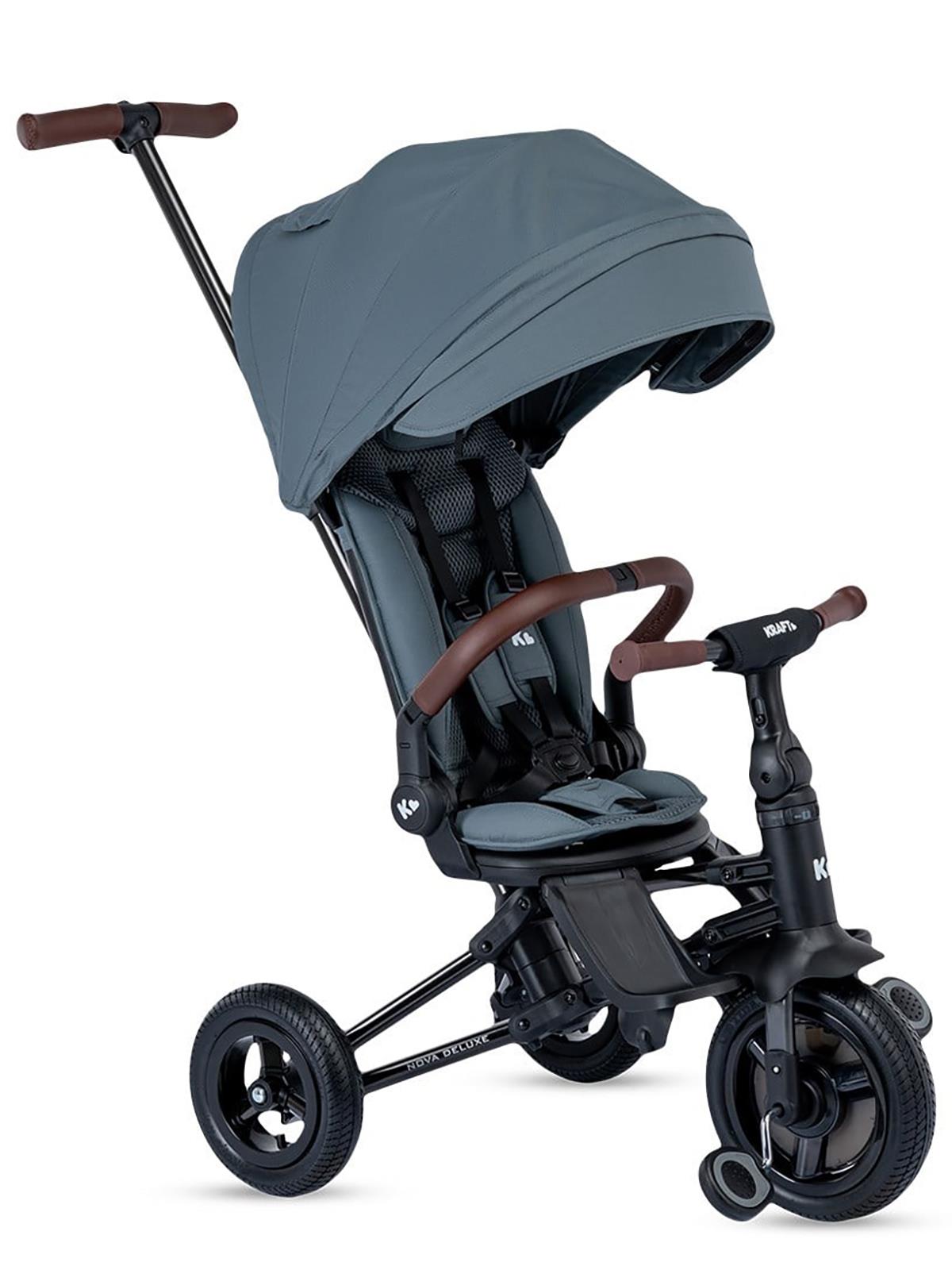 Kraft Nova Deluxe Qplay 5 in 1 Kaltanır Bisiklets - Gri