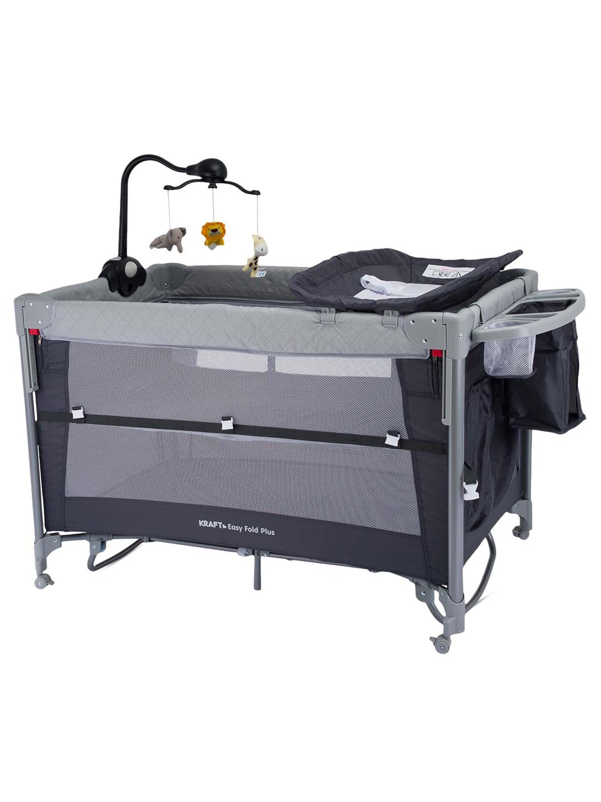 Kraft Easy Fold Plus Oyun Parkı 70x110 cm - Gri