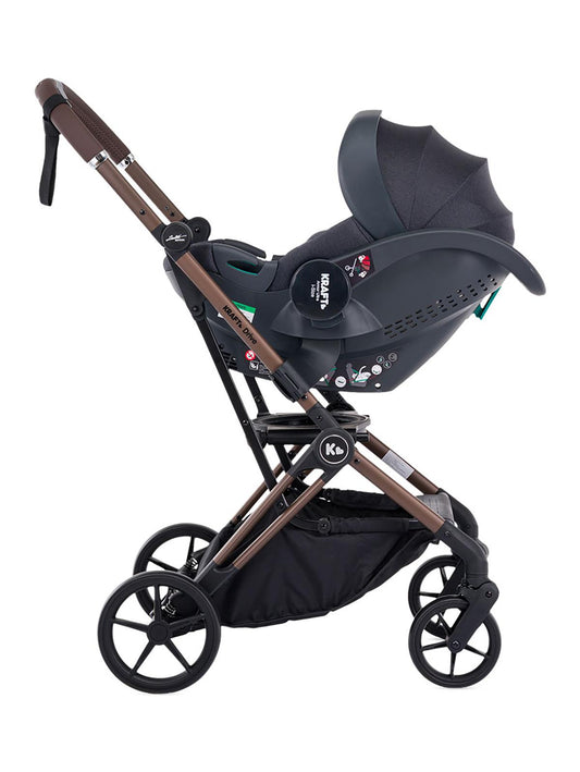 Kraft Drive Travel Sistem Bebek Arabası - Kahverengi