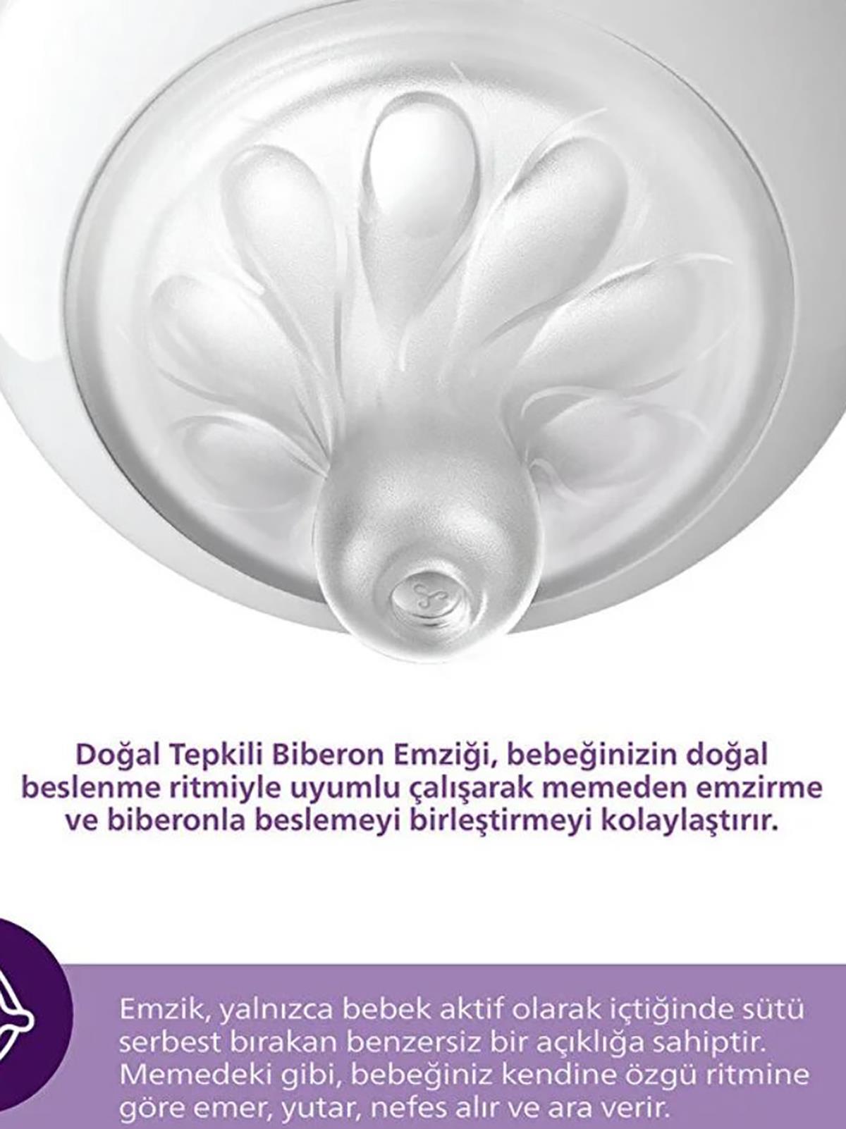 Avent Natural Response 2'li Biberon Emziği5 Numara6+ AyDoğal Tepkili Biberon Emziği