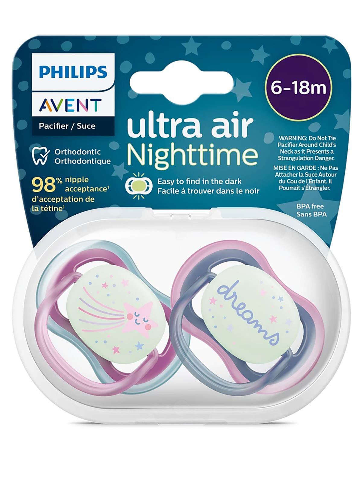 Avent  Ultra Air Gece Emziği 6-18 Ay 2'li