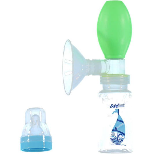 Baby Soft Manuel Gögüs Pompası - Mavi