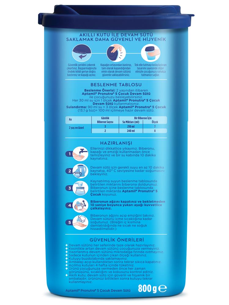 Aptamil 5 Çocuk Devam Sütü 800 gr