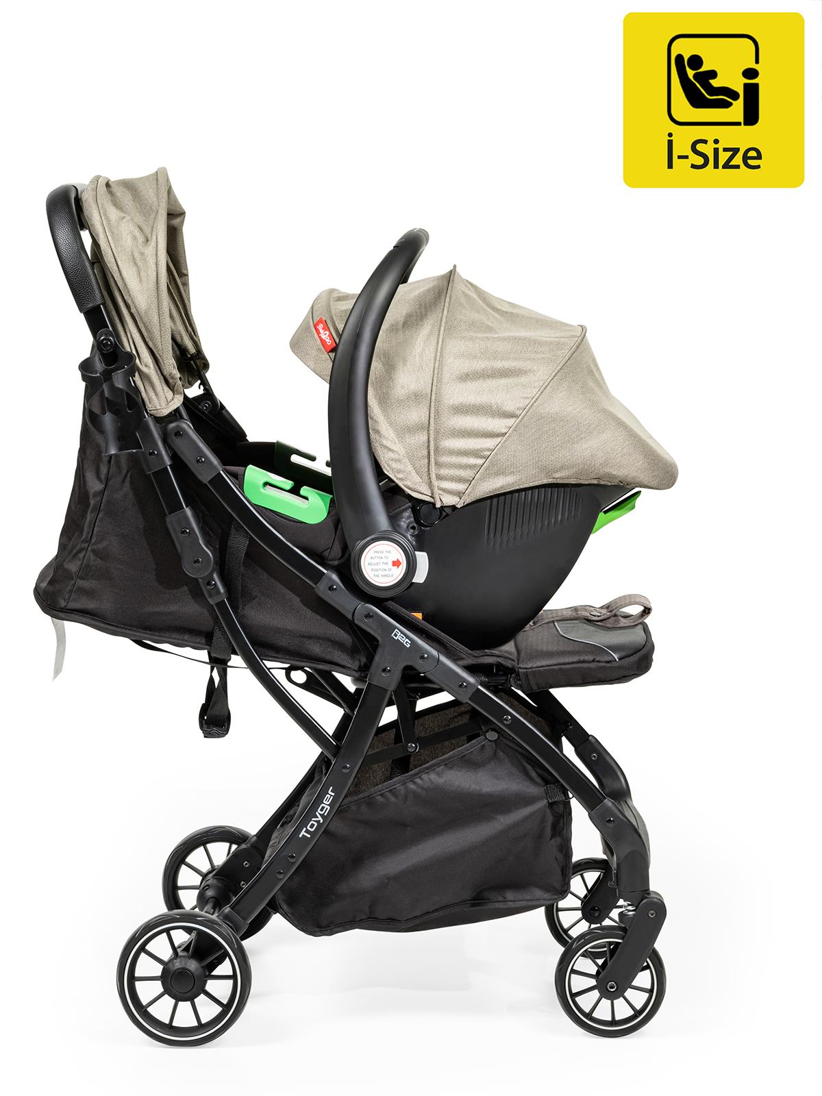 Baby2Go Toyger Travel Sistem Bebek Arabası - Gri