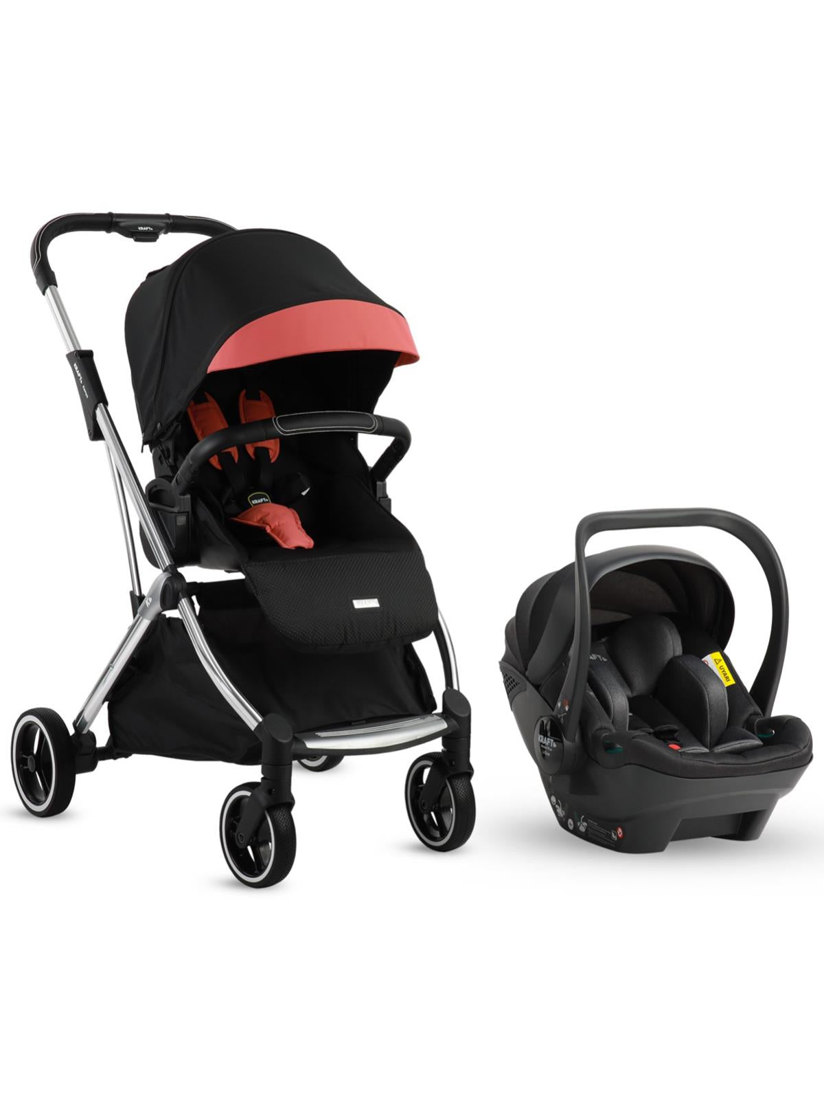 Kraft Kenya I-Size Travel Sistem Bebek Arabası - Gri