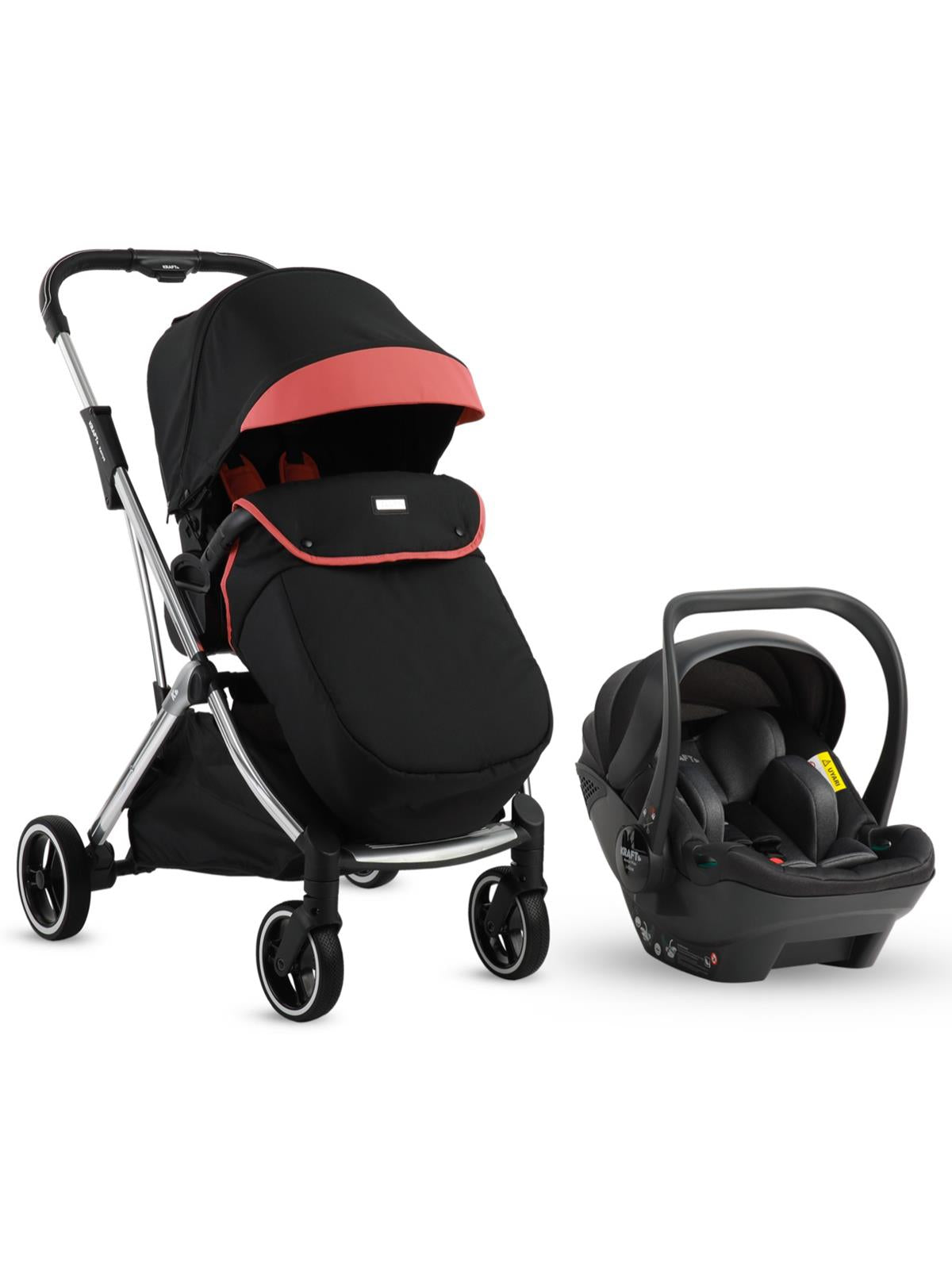 Kraft Kenya I-Size Travel Sistem Bebek Arabası - Gri